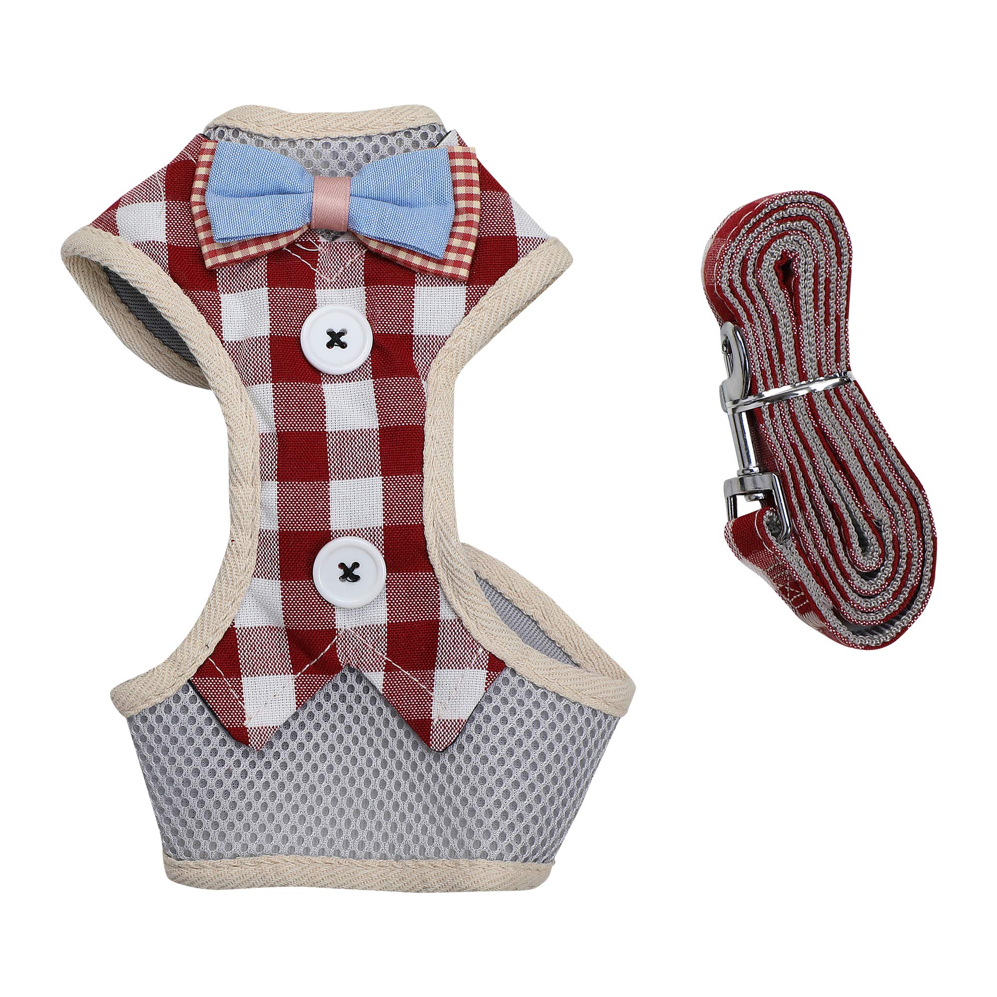 Emily Pets Harness with Leash for Small, Medium & Large Puppy (Small, Red) (B0866RTHZG) Amazon Price History, Amazon Price Tracker