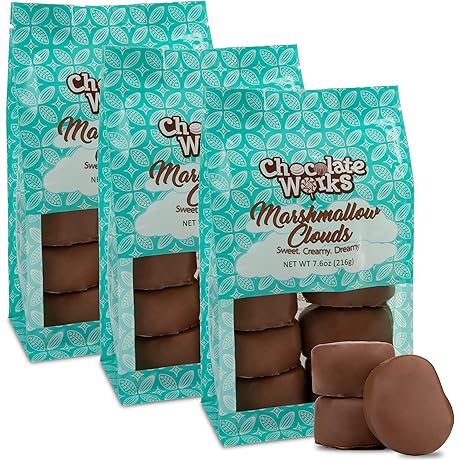 Milk Chocolate Coated Marshmallow Clouds