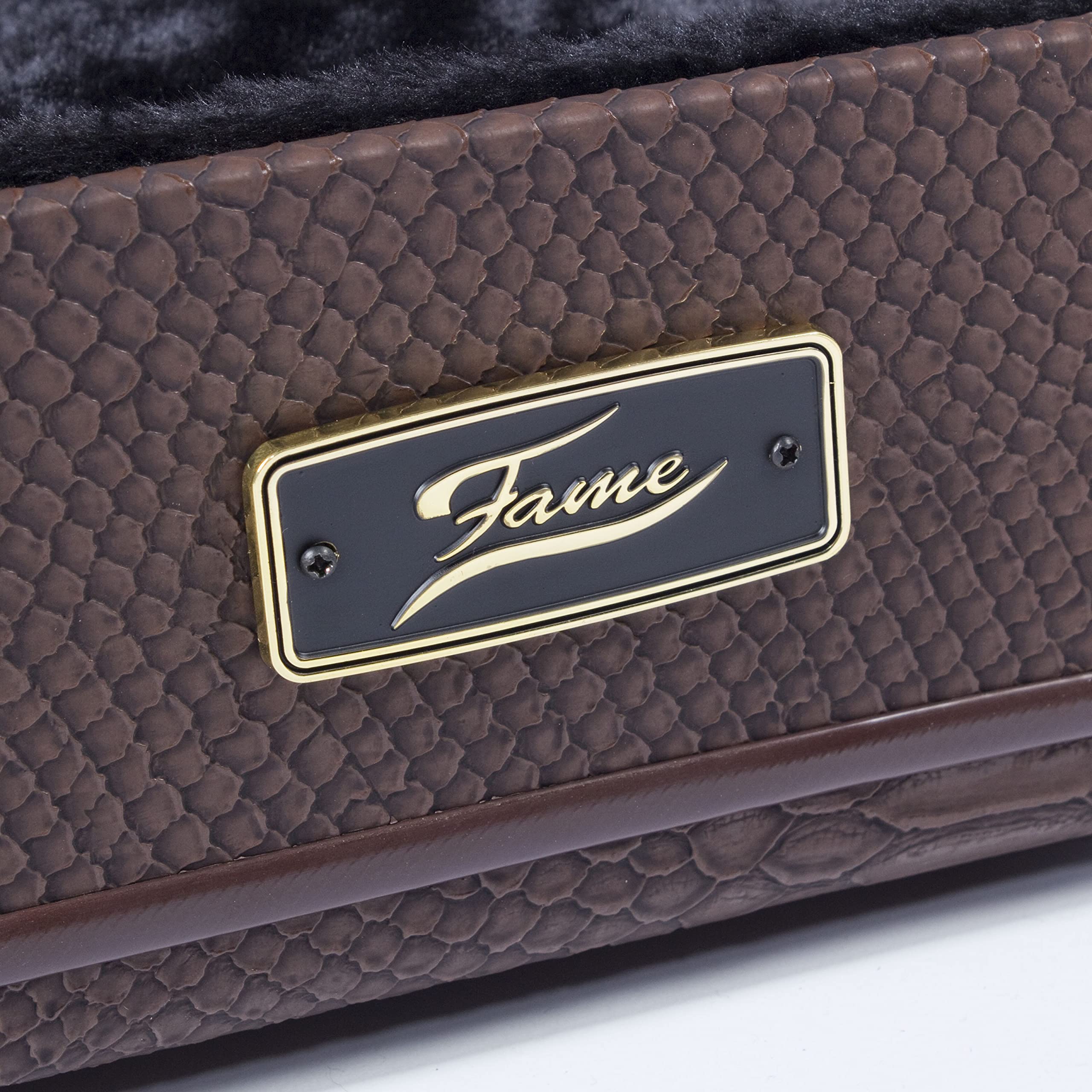Fame Hard-Case Snakeskin (Single-Cut Electric Guitar) - Étui pour Guitares Électriques