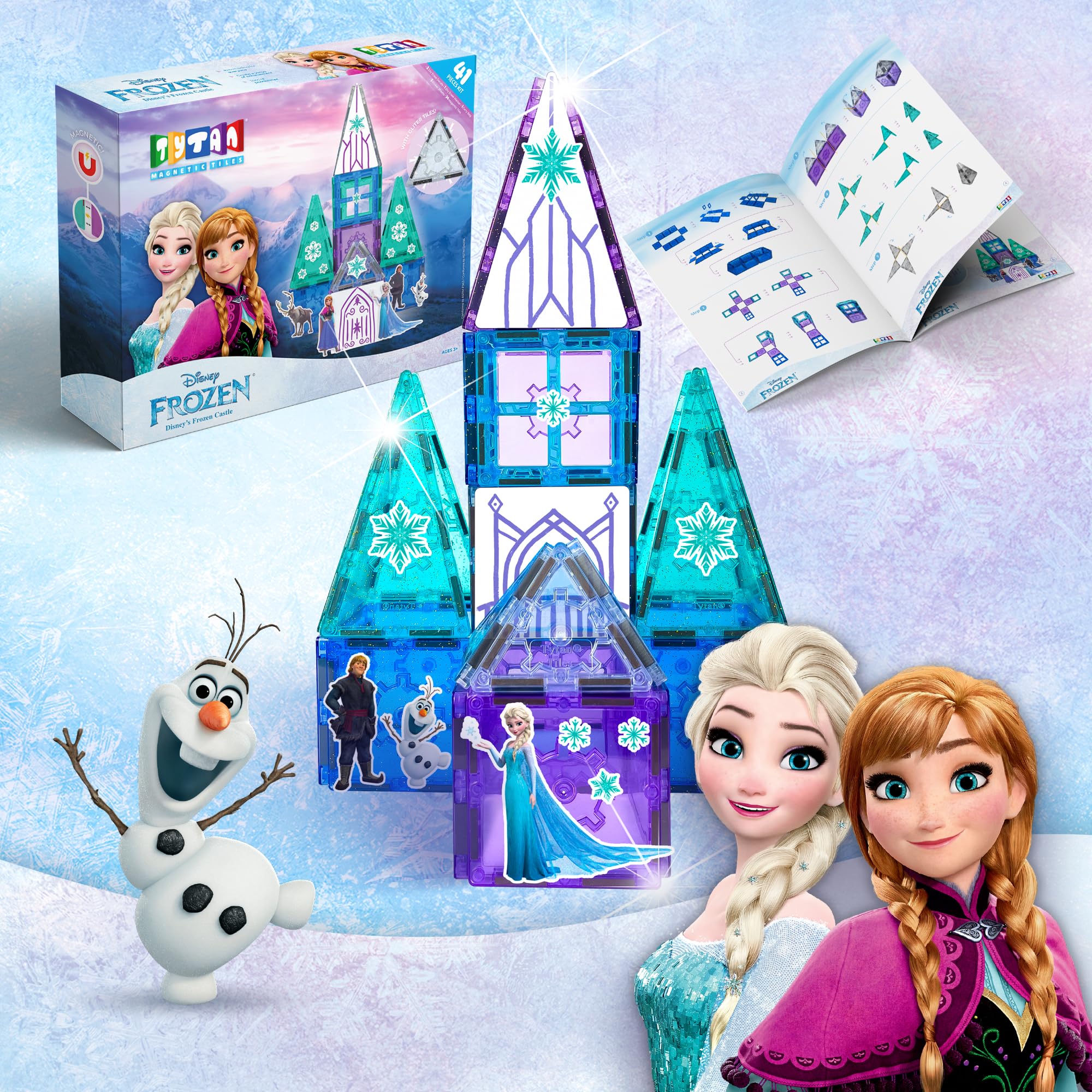 Amazon.com: Tytan Toys Disney Frozen Magnetic Tiles Princess