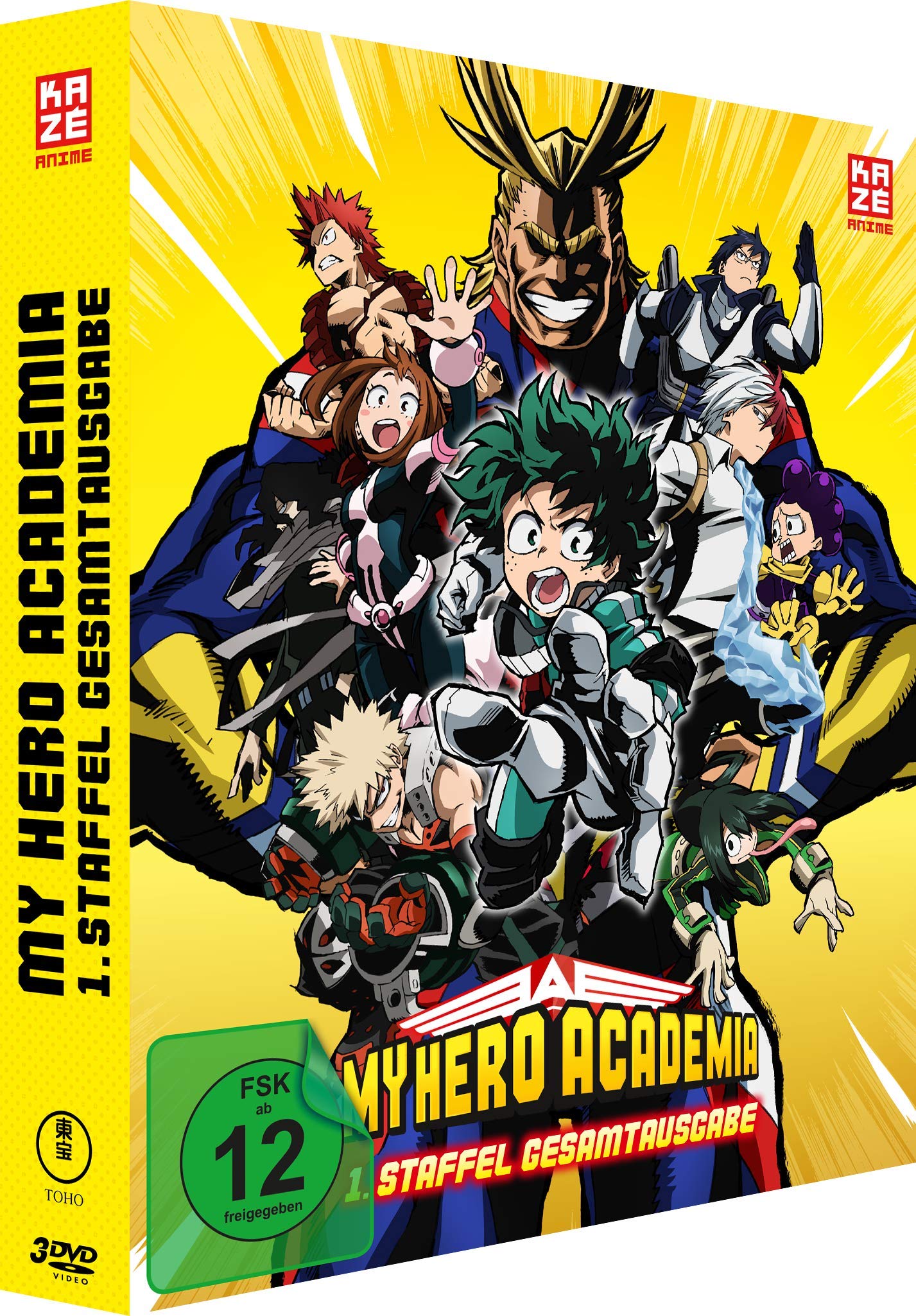 My Hero Academia - 1. Staffel - Gesamtausgabe - DVD Box (Deluxe Edition) [Alemania]