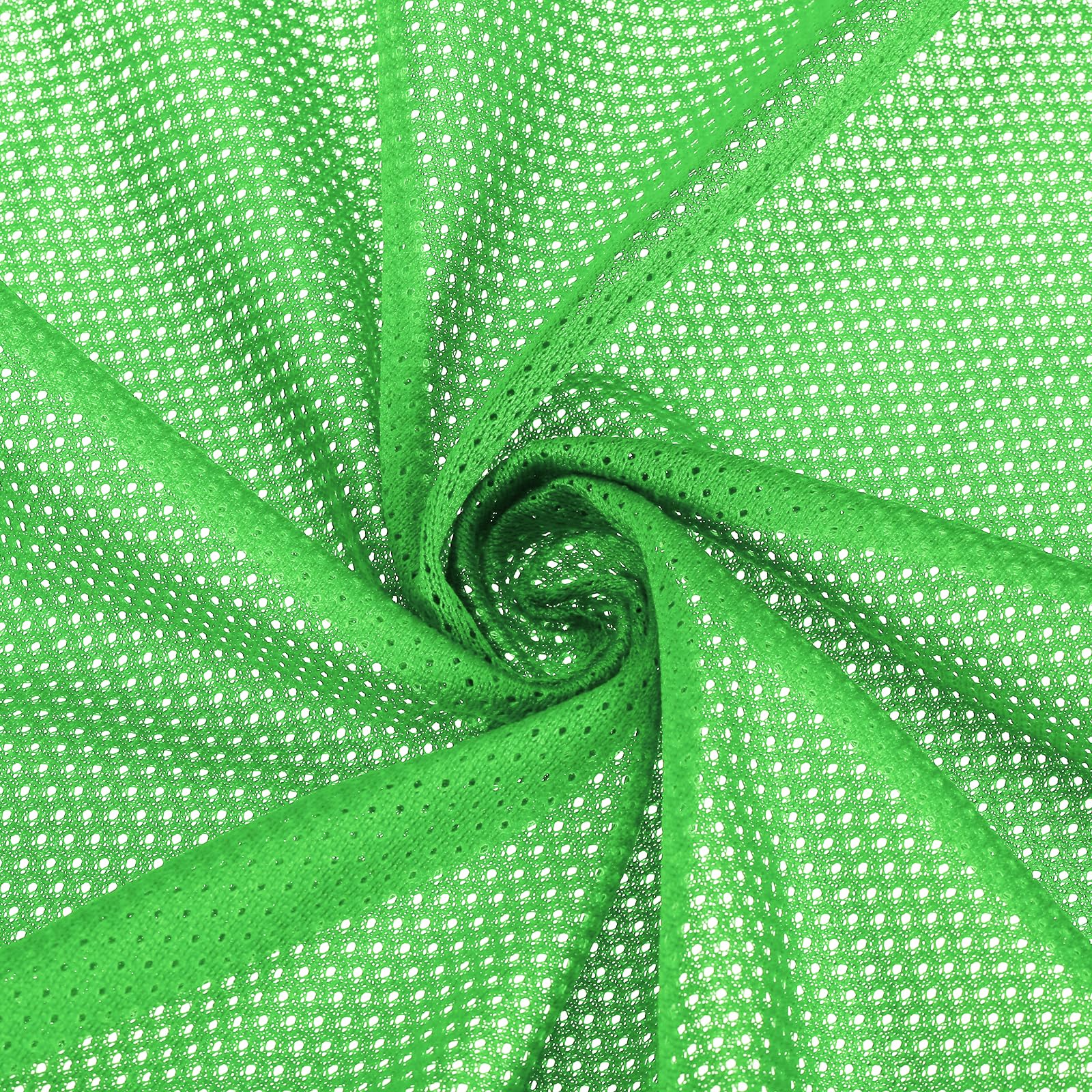 PATIKIL 62 Inch Wide Mesh Fabric Slightly Stretchy for Sewing Backpack Pocket and Straps, Netting Clothes, Netting Bags, Shopping Bags, Mint Green 2 Yard