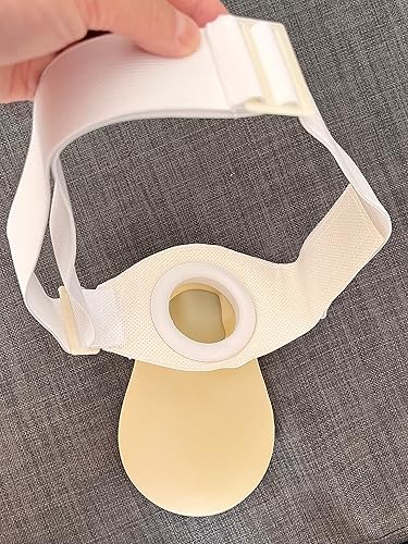 Miniatura 5 de Bolsas de colostomía de látex con cinturón bolsas de ostomía con cinturón elástico para colostomía, diámetro del agujero 2.4 in2.36 pulgadas
