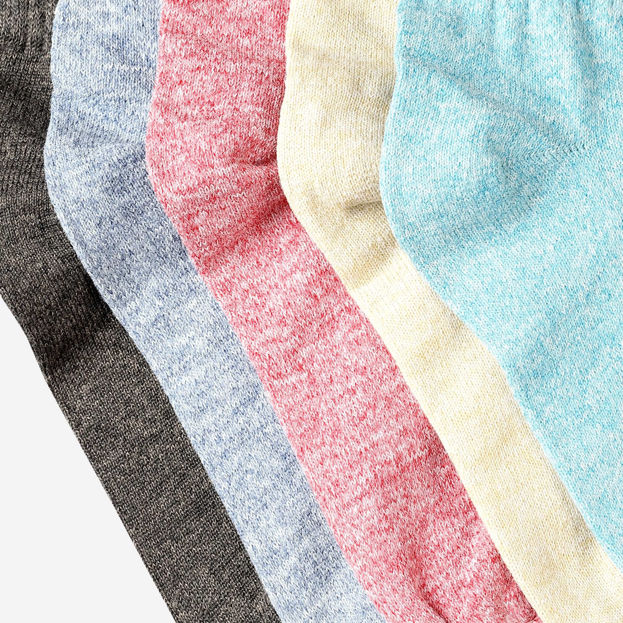 Texlon Kids Ankle Length Cotton Thick Terry Spandex Sports Socks For Girls (Pack of 5)(Multicolor)(Age 3 Year - 4 Year) - Image 7 thumbnail