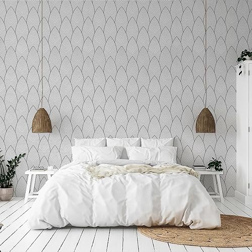 Miniatura 12 de Papel tapiz bohemio dorado, papel de contacto autoadhesivo geométrico, papel de vinilo extraíble, rollo de papel de pared para dormitorio, estante