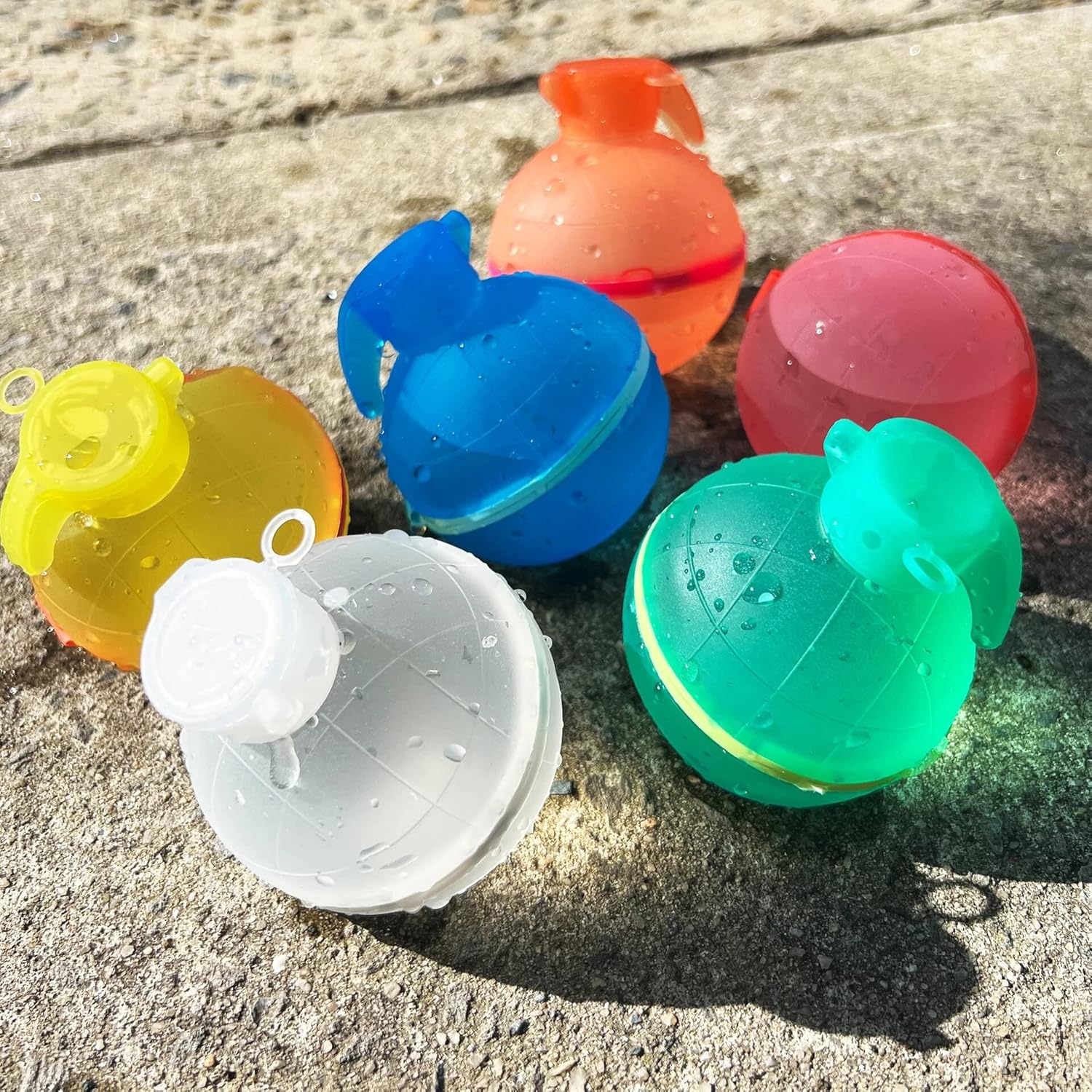 Reusable Water Balloons, Water Ball grenade shaped, Quick