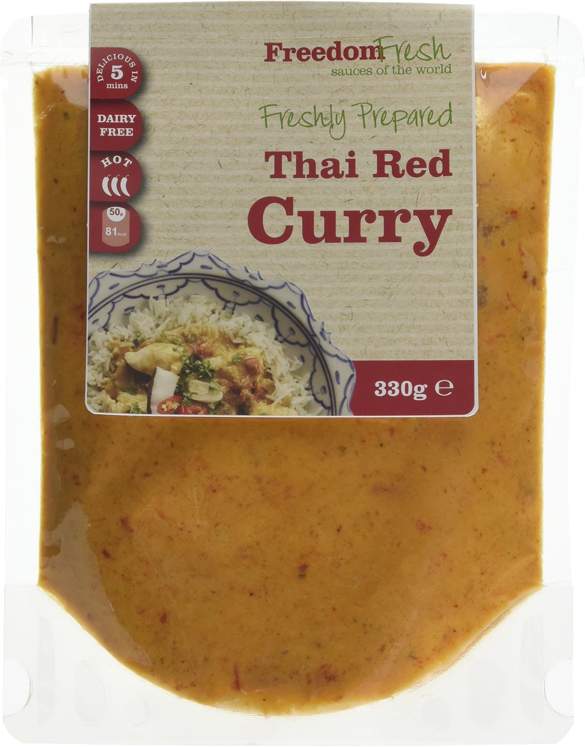 Freedom Fresh Sauces of the World Thai Red Curry 330 g (Pack of 3)