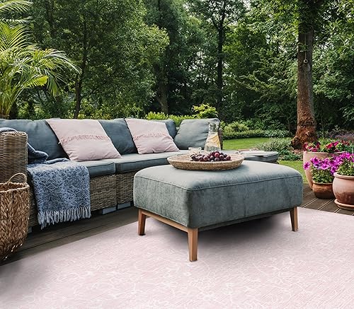 Vista 72 de SAFAVIEH Courtyard Collection - Alfombra decorativa, 2 pies 3 pulgadas x 5 pies, turquesa, no desprende pelusa y de fácil cuidado, para interiores