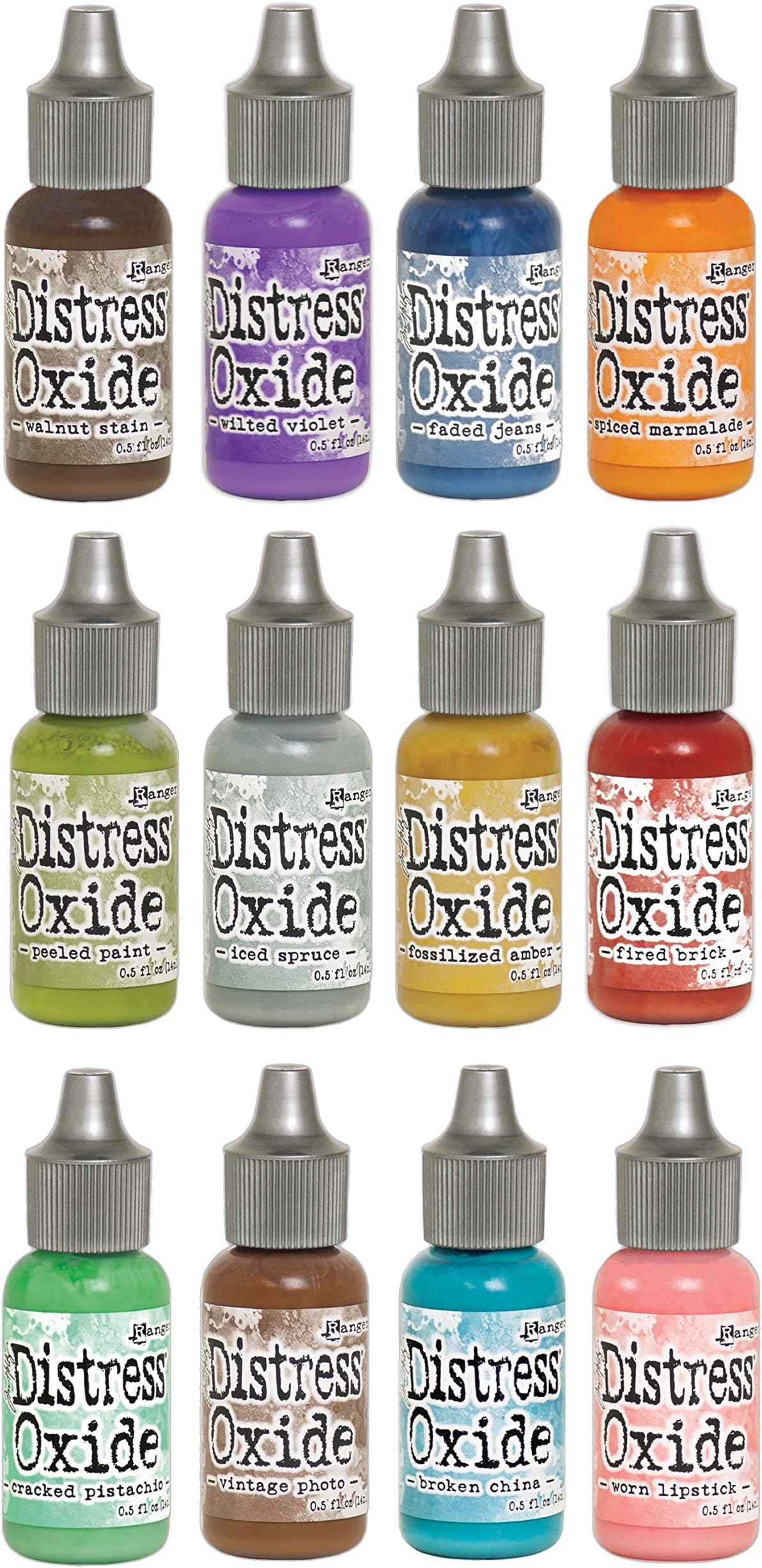Ranger Tim Holtz Distress Oxide Reinkers Bundle - all 12 Colors