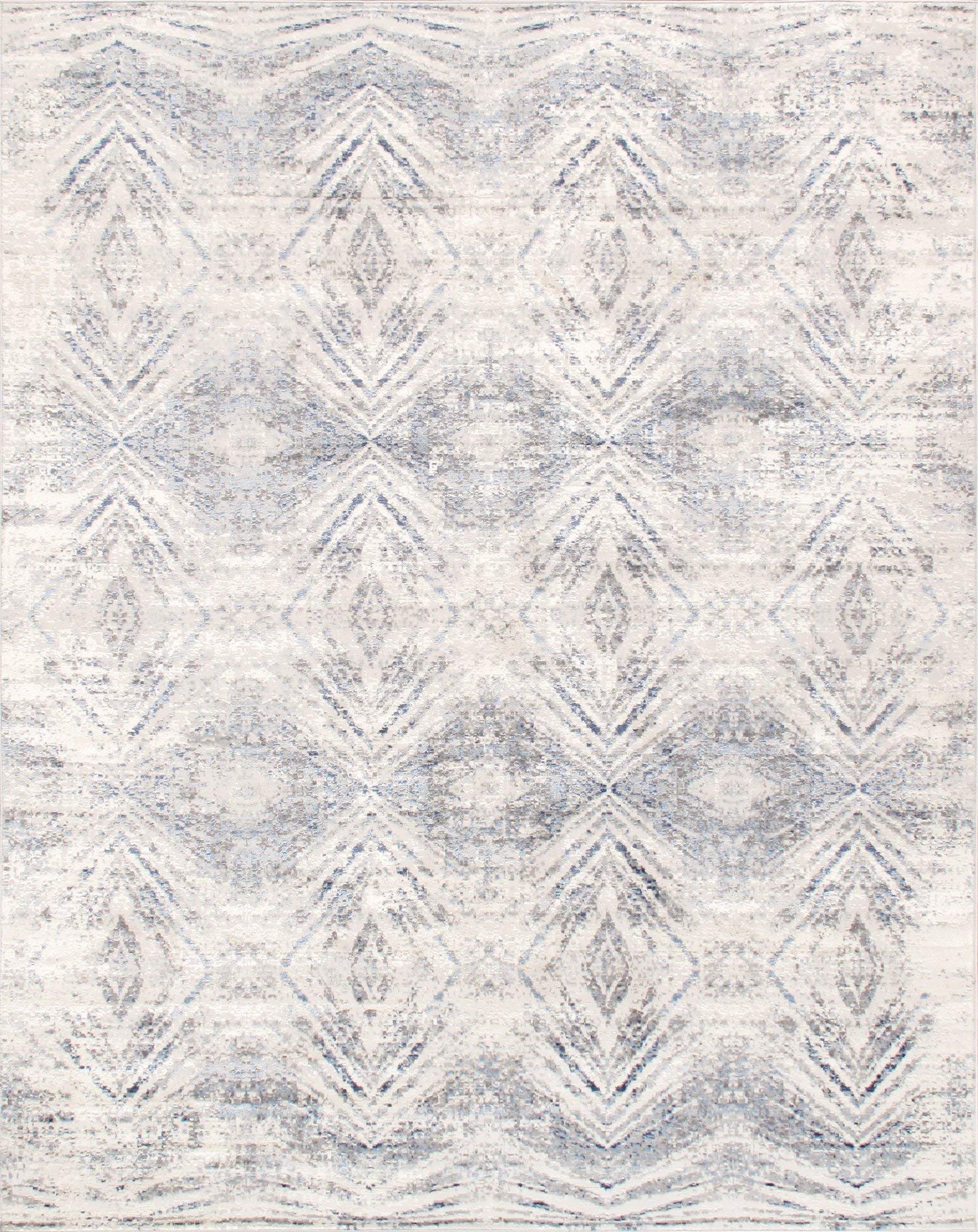 Pasargad Home Efes Design Power Loom Area Rug-2' 0" X 3' 0", 0" 0", L. Grey