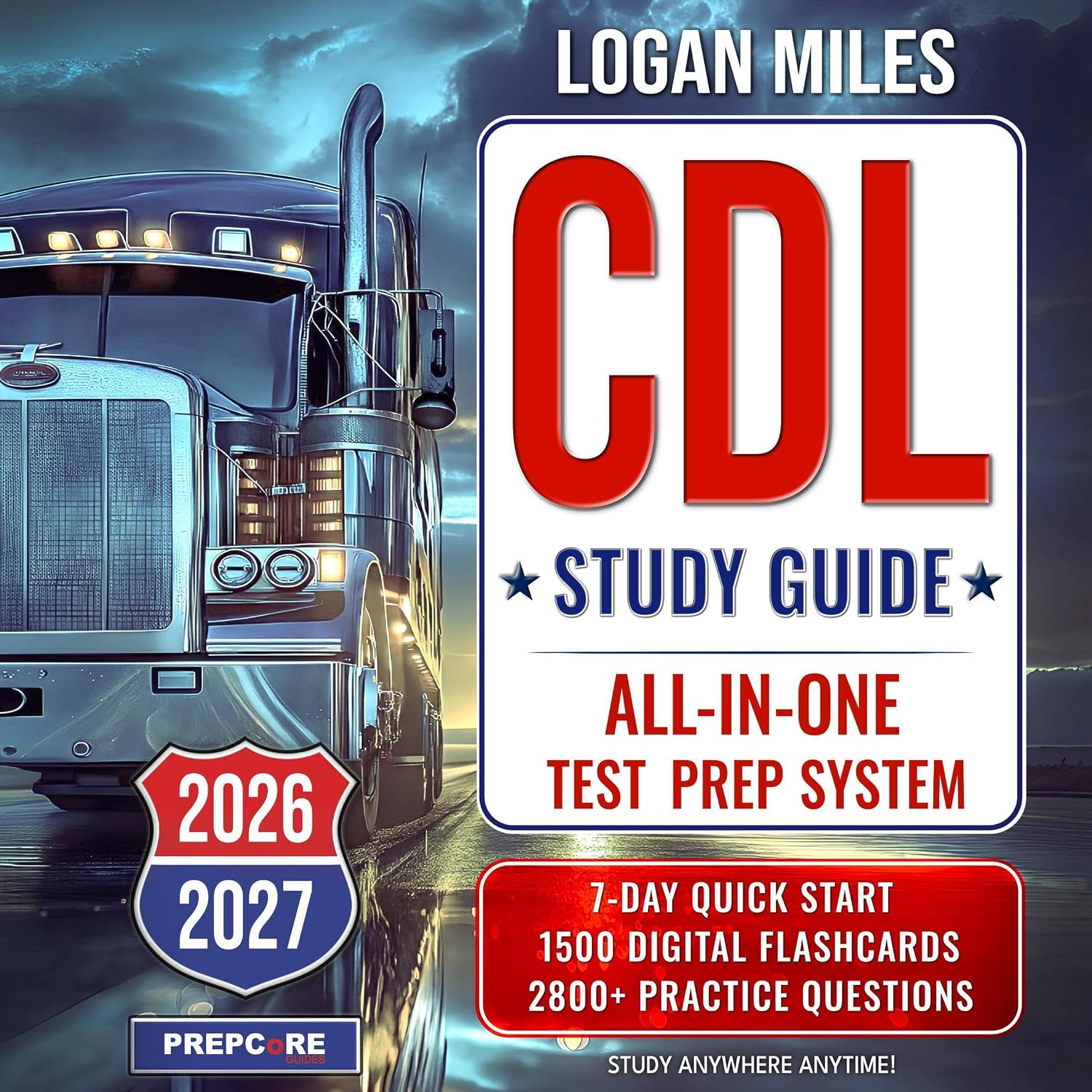 CDL Study Guide: All-in-One Test Prep System