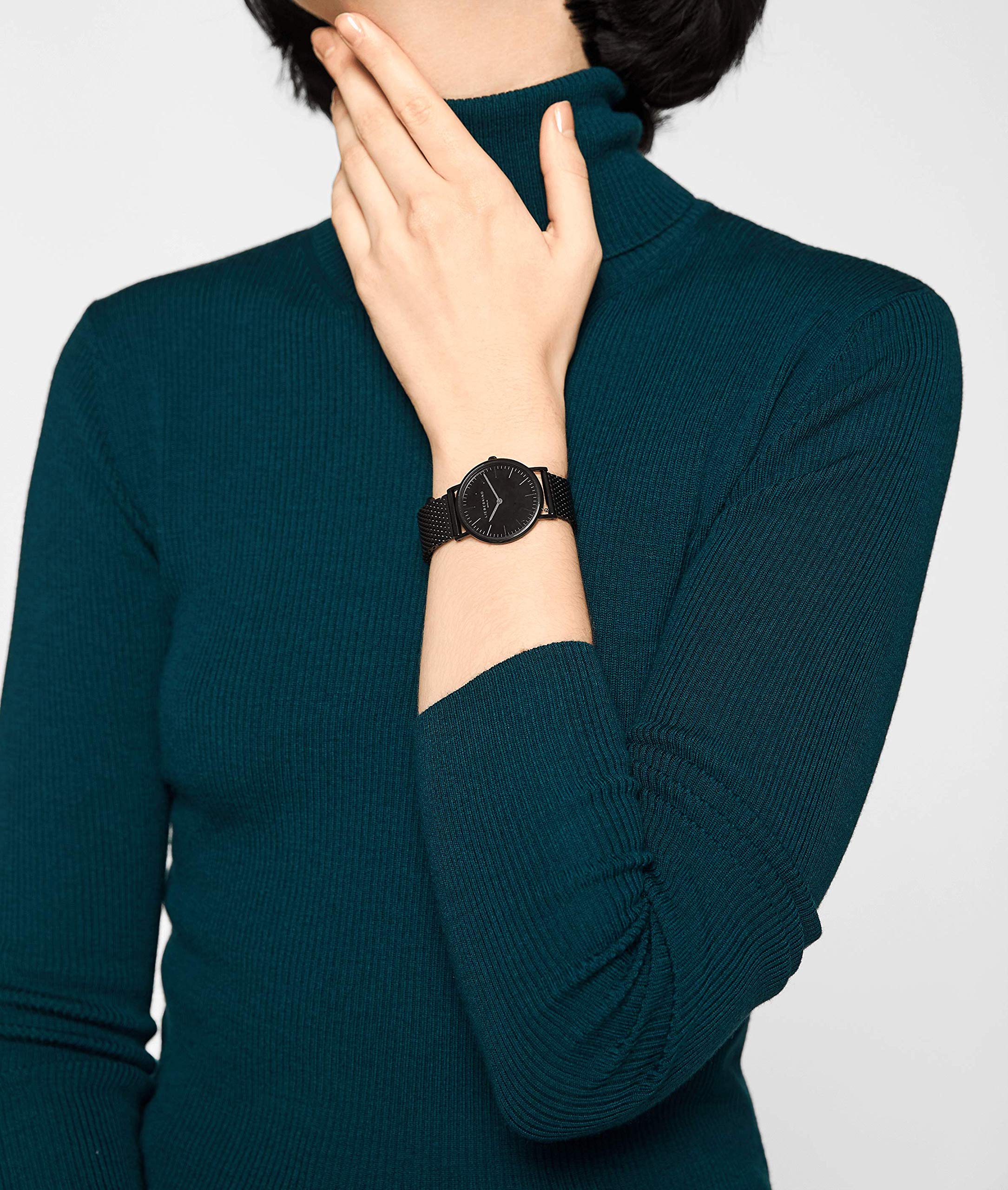 LIEBESKIND Damen Analog Quarz Armbanduhr mit Edelstahlarmband LT-0078-MQ