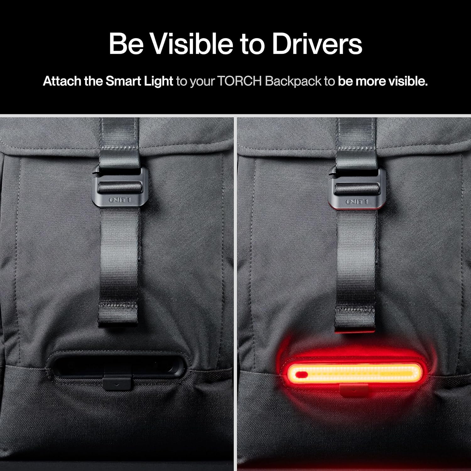TORCH 2.0 Urban Commuter Backpack | 23L Laptop Backpack with Waterproof Zippers | Smart Light Mount | 500D Cordura | Cycling, Work & Travel