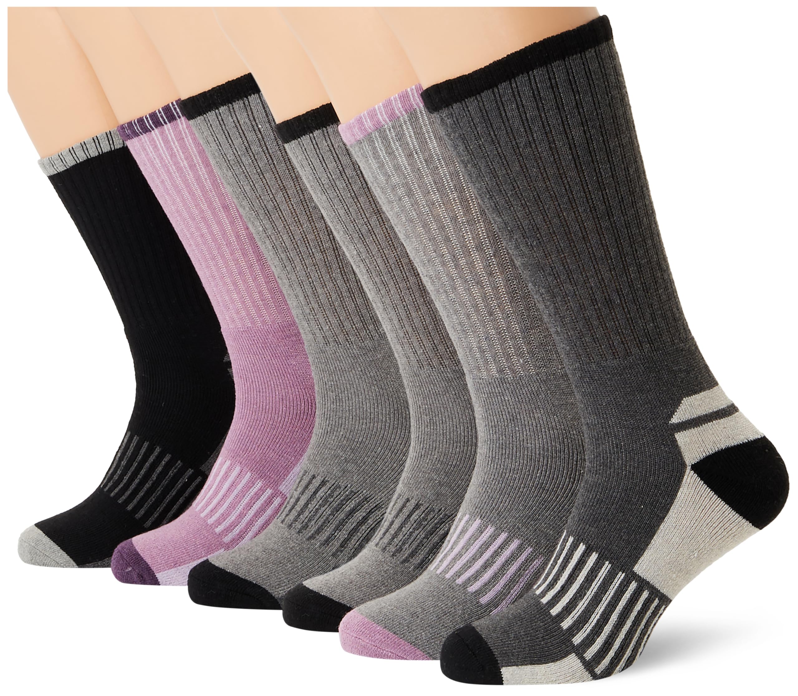 DYW - Calcetines de senderismo térmico para mujer (5 pares)
