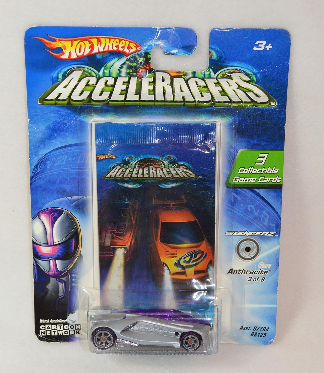 Amazon Hot Wheels Acceleracers Cartoon Network Silencerz Anthracite
