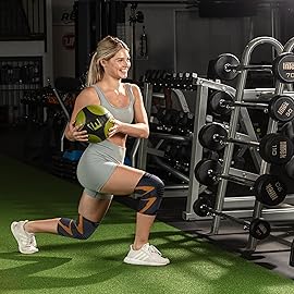 Knee Brace for Pain Relief - 2 Pack Knee Compression Sleeves for Men and Women - Support for Weightlifting, Gym, Workout, Volleyball - Meniscus Tear, ACL, Arthritis (Vortex, Black/Gray, XX-Large)