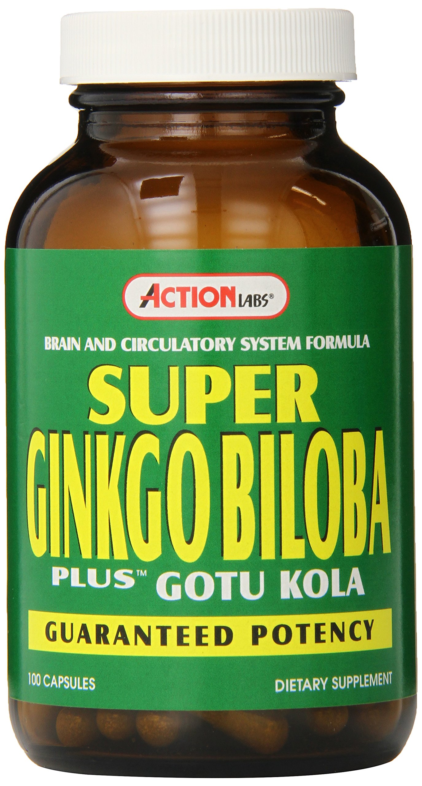 Super Ginkgo Biloba Plus, Capsules, 100 count (Pack of 12)