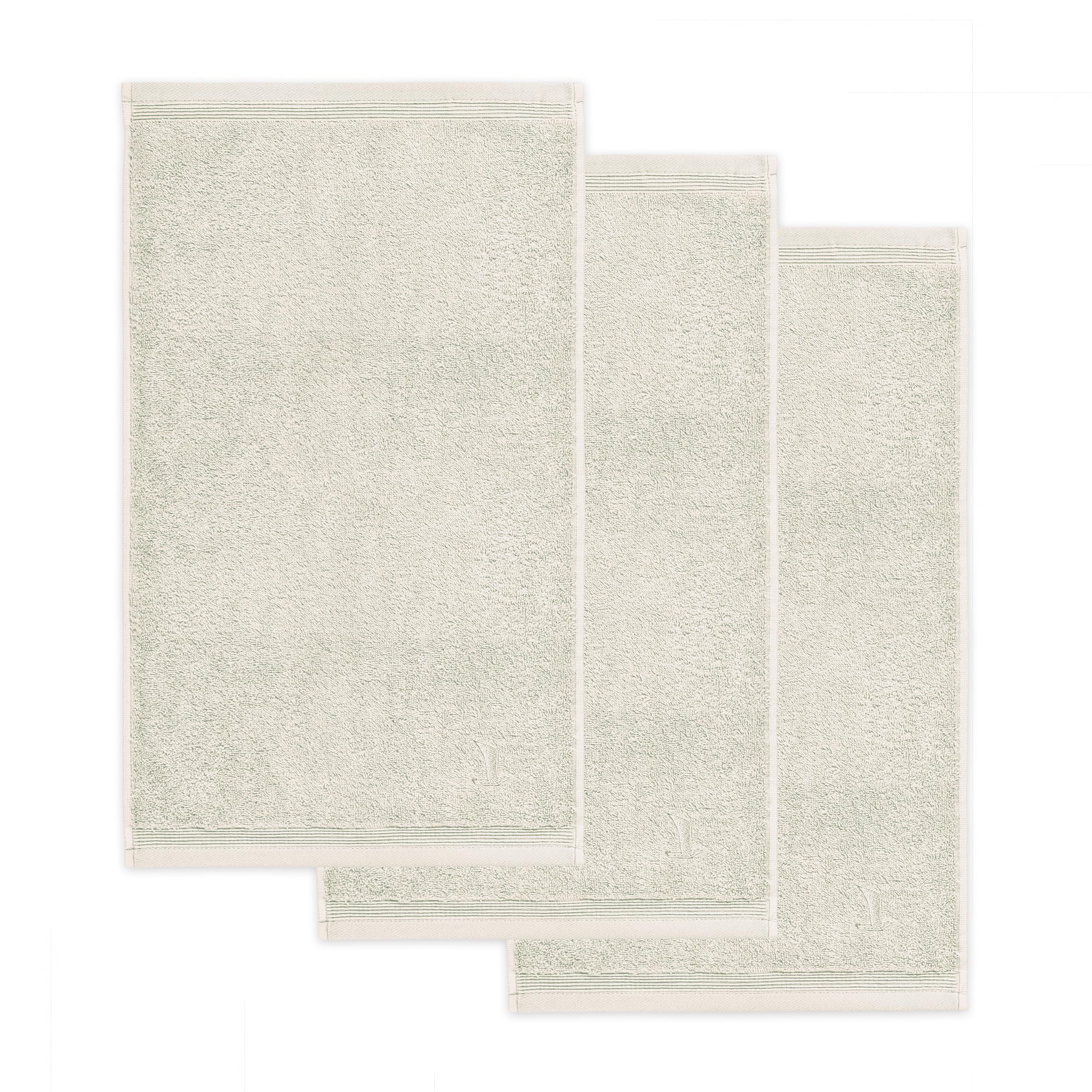 Möve Superwuschel Gästetuch 100% Baumwoll Nature 3er Set für Gäste im Haus