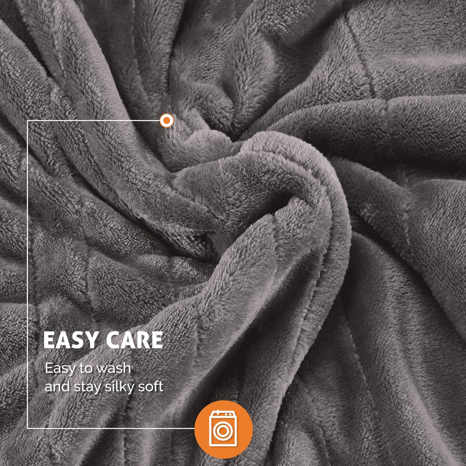 Review Degrees Of Comfort [Advanced] Plush Electric Blanket Twin Size for Bed | Heating Blankets W/ Auto Shut Off | Single Controller | Machine Washable | UL Certified - Grey, 62x84