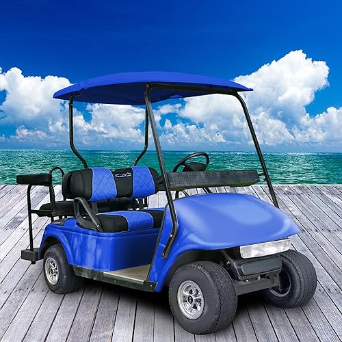 Miniatura 8 de Fundas de asiento de carrito de golf para carritos de golf EZGO TXT y RXV. Espaciador de aire de malla sándwich transpirable y lavable. Renueva tu