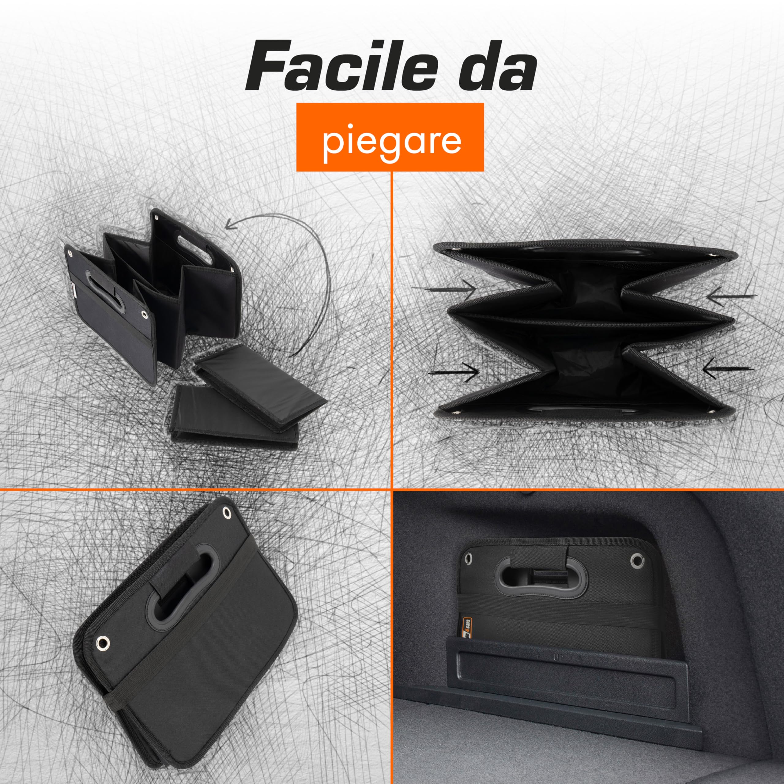 Borsa Bagagliaio Organizer Porta Oggetti E Porta Attrezzi Per Auto - Foto 6