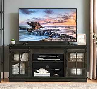 TV Stand with Sliding Door, 59