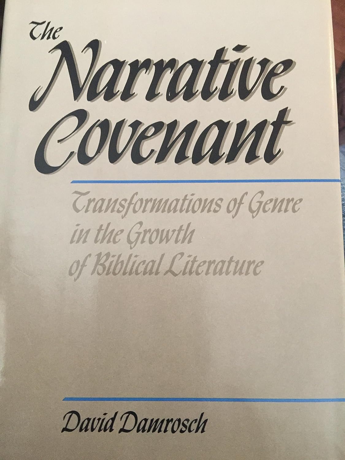 Narrative Covenant Damrosch, David Amazon.co.uk Books