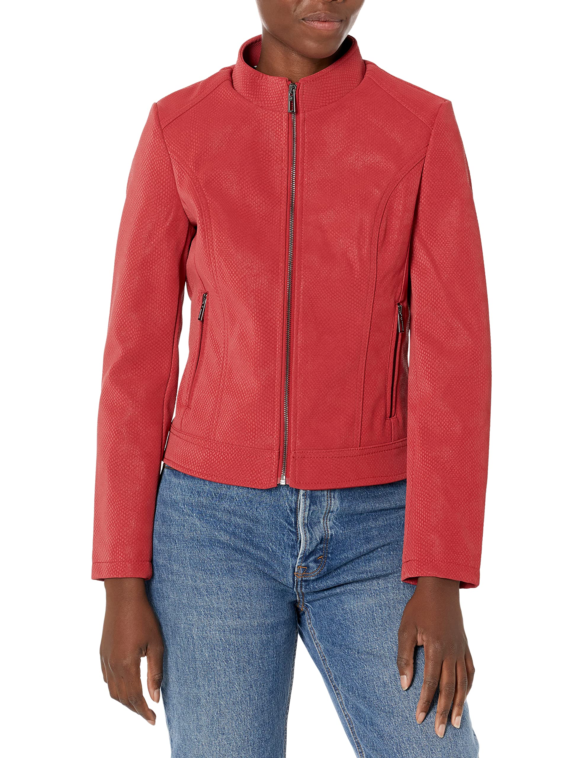 Desigual Chaq_las Vegas, 3092 Red, CAPPOTTO PU Donna