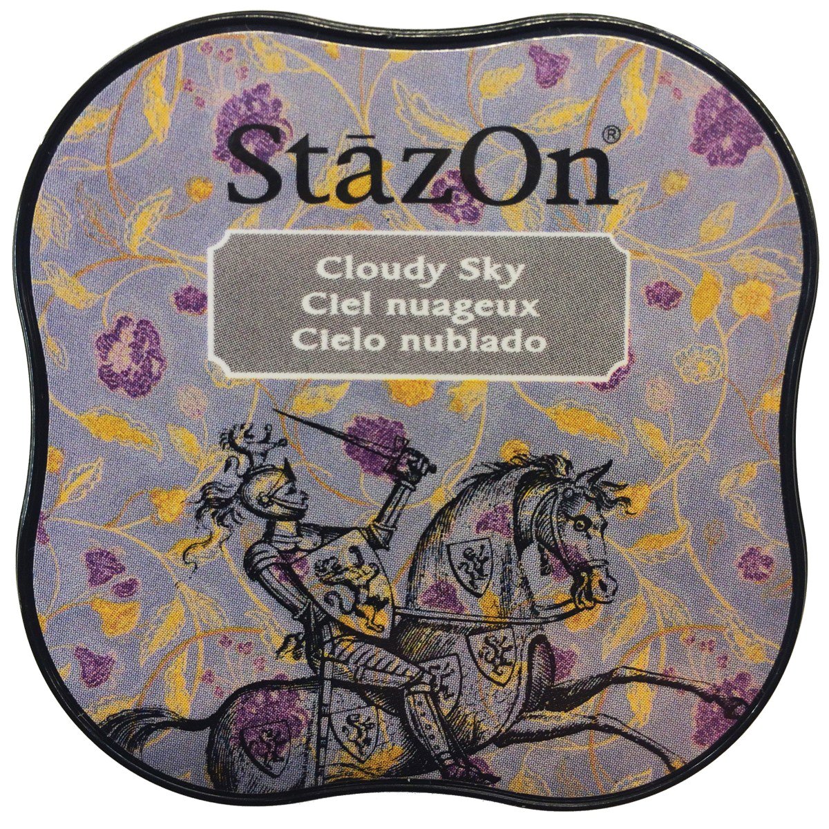 Tsukineko SZMID-34 StazOn Midi Ink Pad, Cloudy Sky