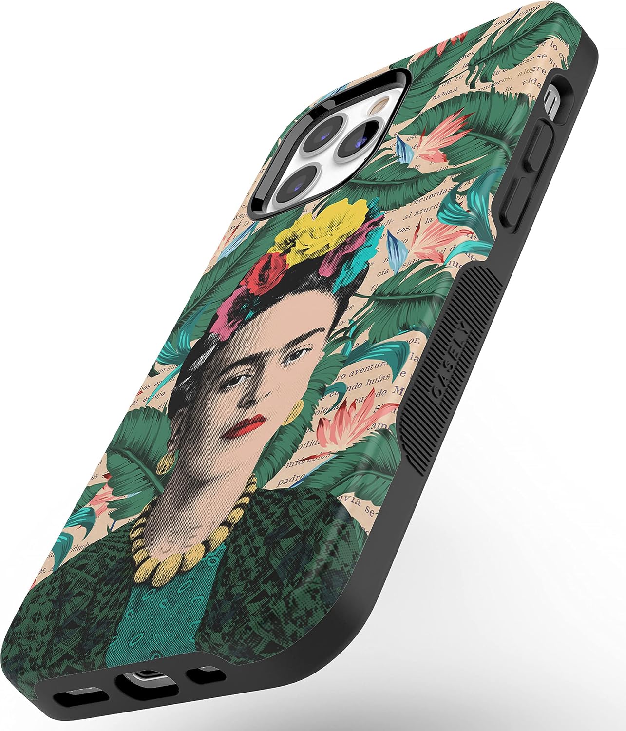 Casely iPhone 11 Pro Max Case | Find Your Muse | Frida Kahlo Portrait | Bold Protective Design