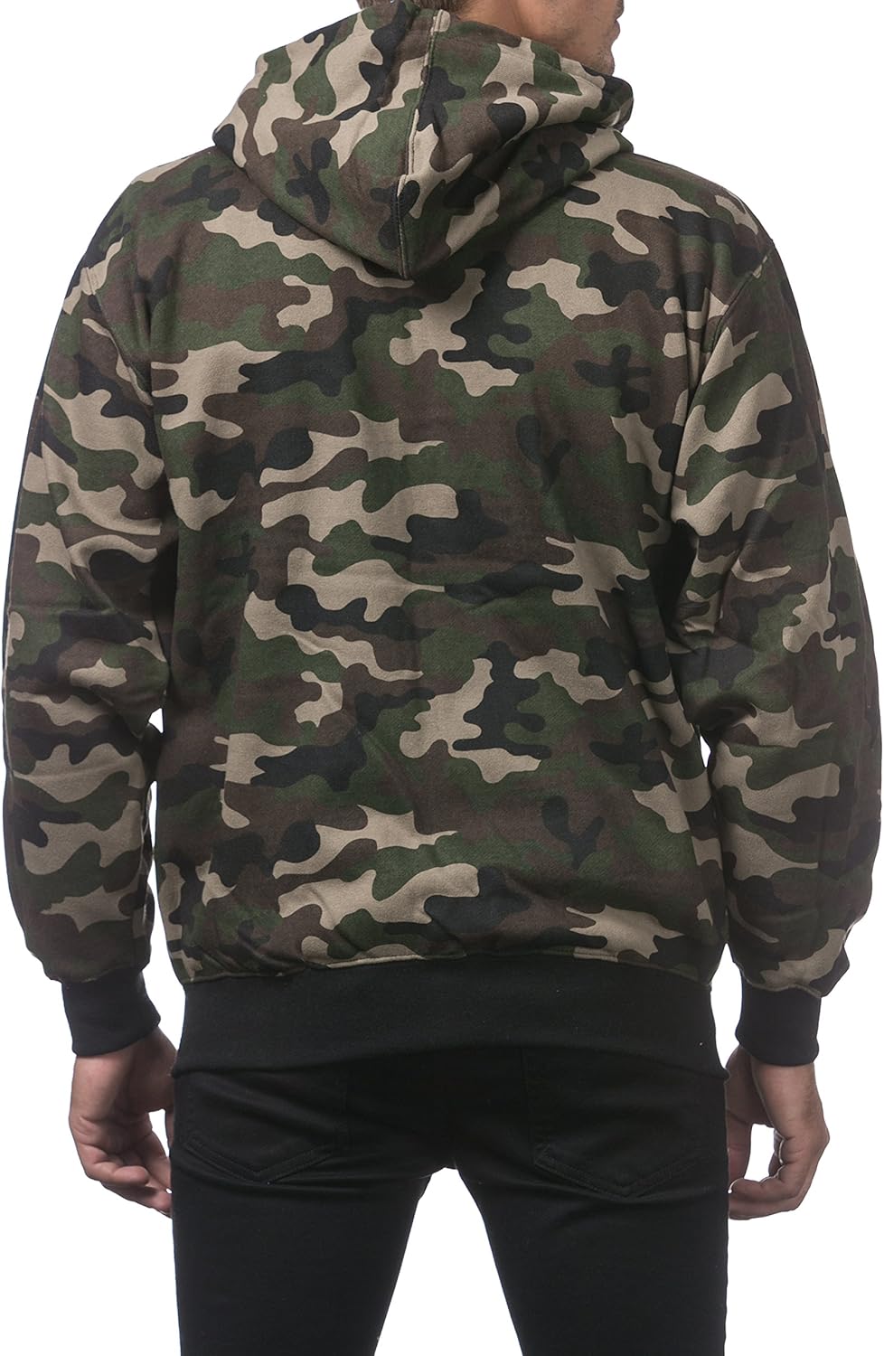 Pro Club Men's Heavyweight Full Zip Fleece Hoodie - Image 2