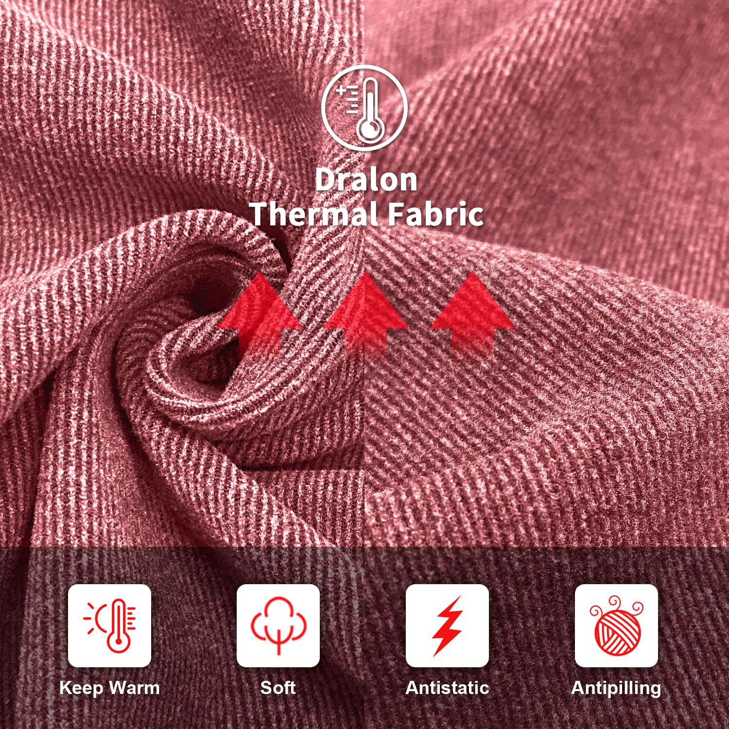 WOWENY Veste polaire pour femme avec doublure chaude col montant et fermeture éclair complète légère et antistatique pour l'hiver l'extérieur la course la randonnée et les loisirs