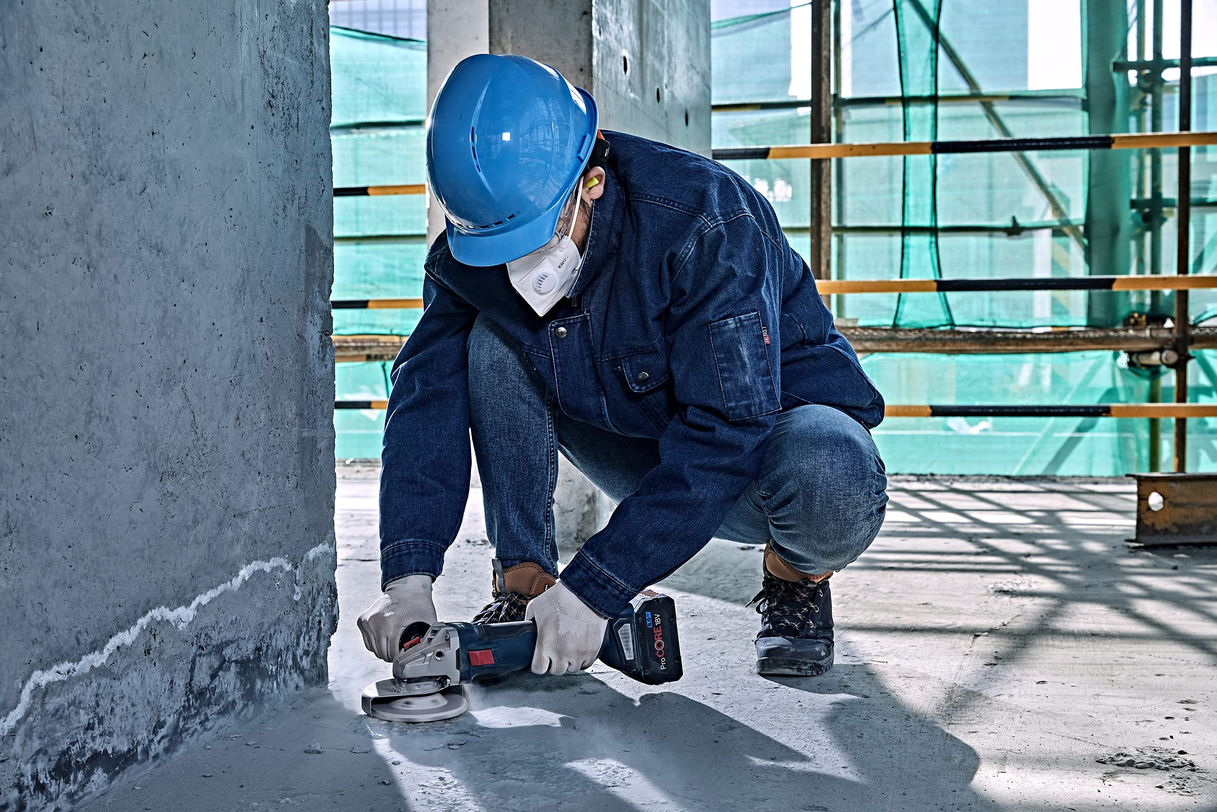 Bosch Professional Expert for Concrete - Disco de diamante con tuerca de sujeción rápida SDS Click (para hormigón, diámetro de 125 mm, accesorio para lijadora de hormigón)