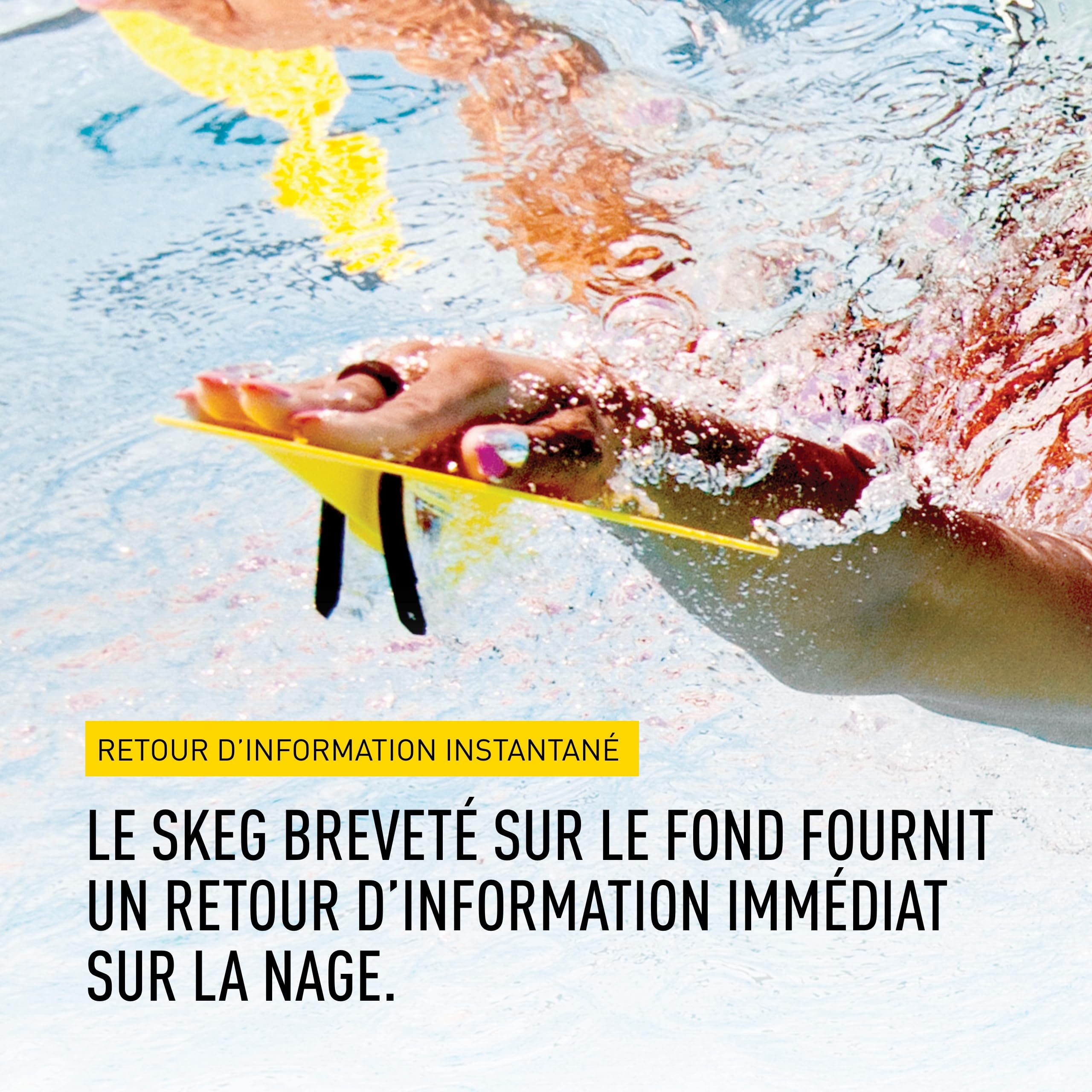 FINIS Freestyler Paddles de natation Jaune (Pour adulte)/ Blanc (Pour enfant)