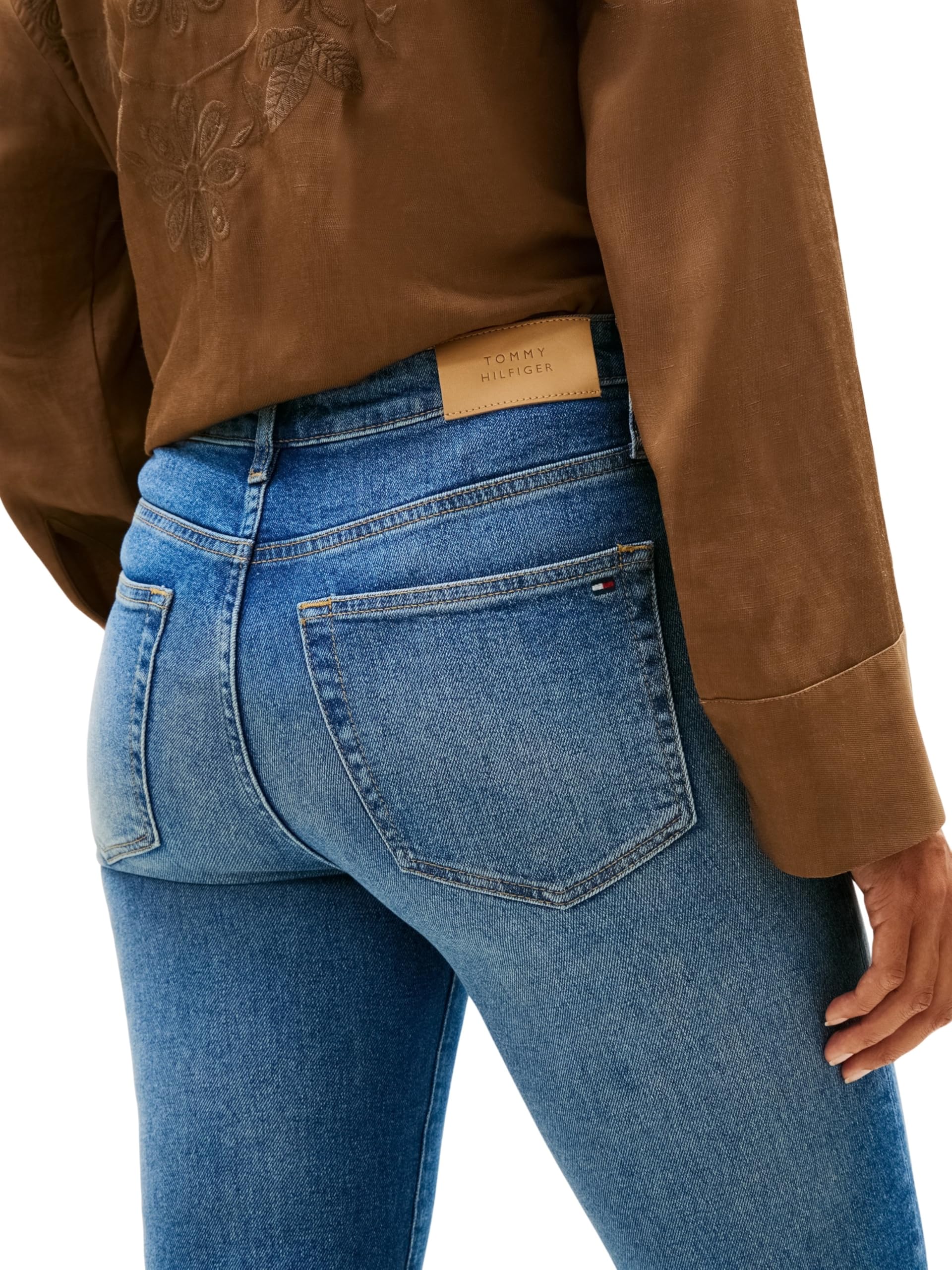 Tommy Hilfiger Damen Bootcut DNM Glow Bootcut Rw Ww0ww47701