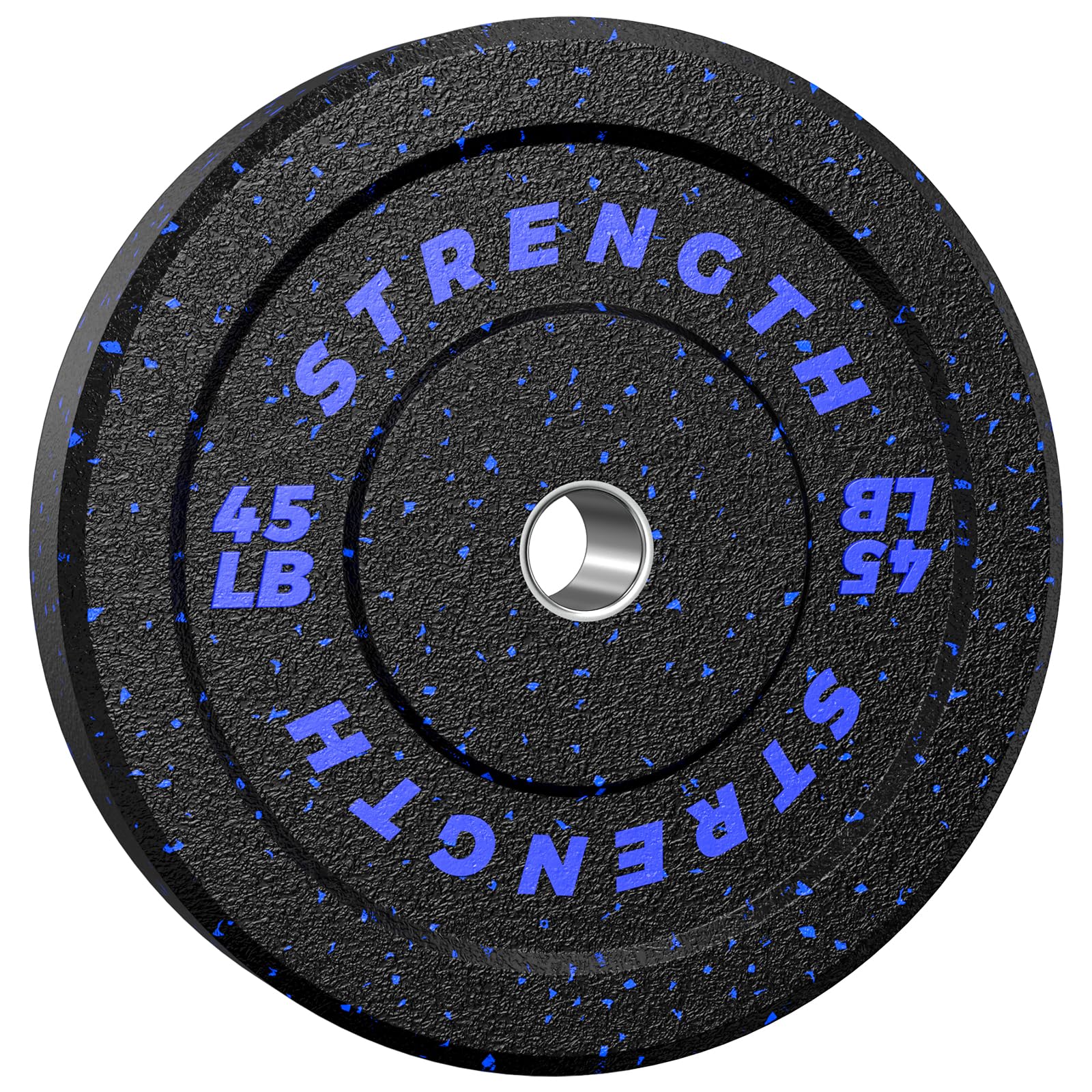 Pro-Grade 2" Olympic Bumper Plates Set, High-Bounce Colored Fleck-Rubber Weight Plates (±1curacy), Floor-Protective＆Noise-Reducing Barbell Weight Set for Home Gym, 100-260lb Strength Training Kit for Weight Lifting (130LBS Set)