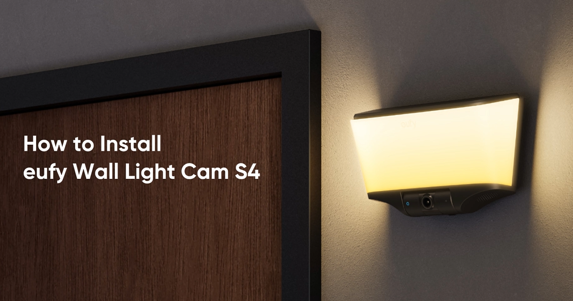 Amazon.com : eufy Security Wall Light Cam S4, 4K Ultra HD, Solar
