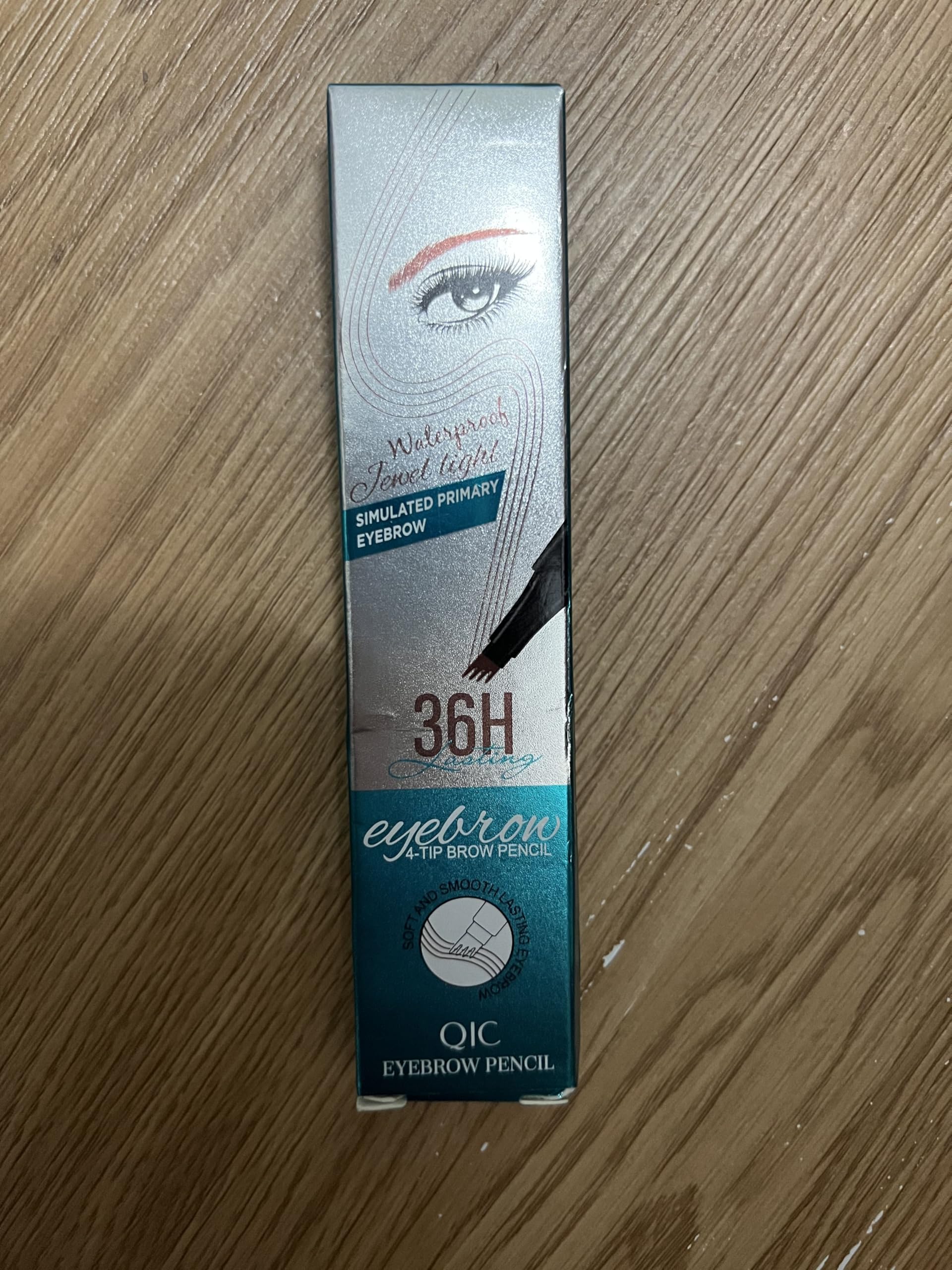 Eyebrow Pencil with 4 Point Microblade - Eye Makeup Eyebrow Tint Pen Lift & Snatch Eyebrow Microblading Pen Long-Lasting Waterproof Natural Eyebrow Tattoo Pen(#2 Dark Brown)