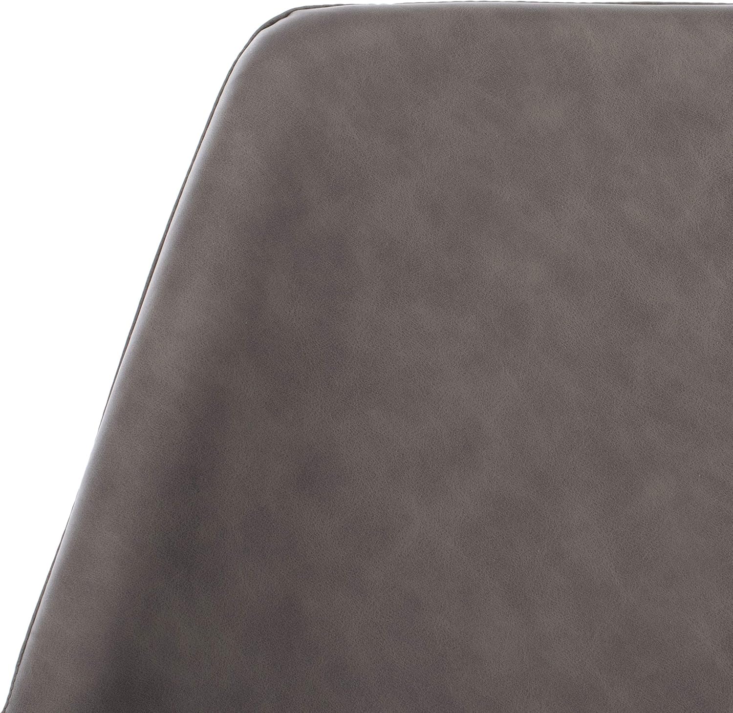 Safavieh Home Collection Alexis Mid-Century Matte Ash Grey Counter Stool