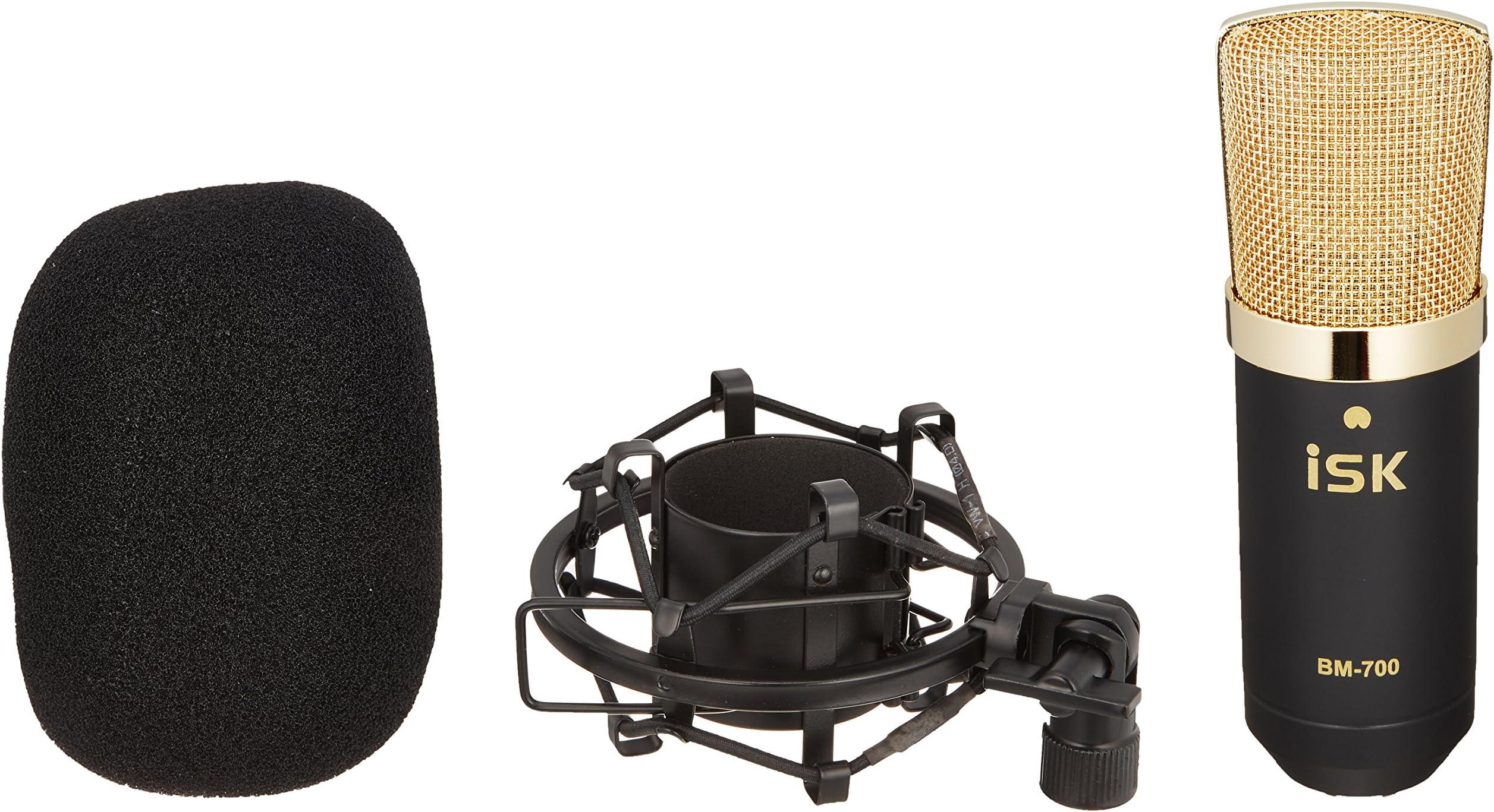 iSK BM-700 Large Diaphragm Condenser Microphone with Carry case
