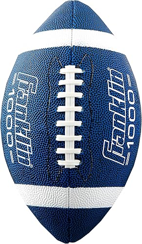 Miniatura 2 de Franklin Sports Youth + Adult Footballs - Extra Grip 1000 Official Size, Junior + Pee Wee Kids - 1 + 12 Packs