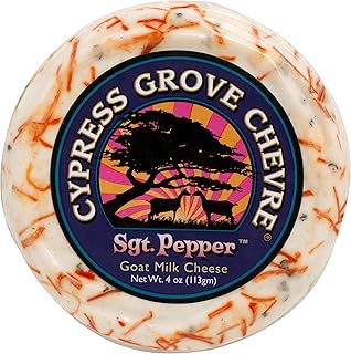 Disk Cheese, Chevre Sgt. Pepper, 4 Ounce (Pack of 12)
