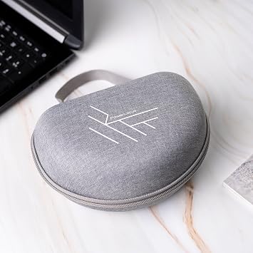 PowerLocus Hard Carry Case for Foldable Headphones - Compatible with PowerLocus Over-Ear Headphone P1/P2/P4/P6/P7/MoonFly/Marshall/House of Marley/Beats by Dre - Portable Travel Carrying Bag (Grey)