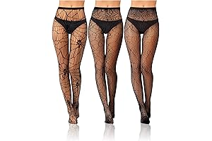 Women Fishnet Stocking Tight Skull, Spider Web Legging Tight