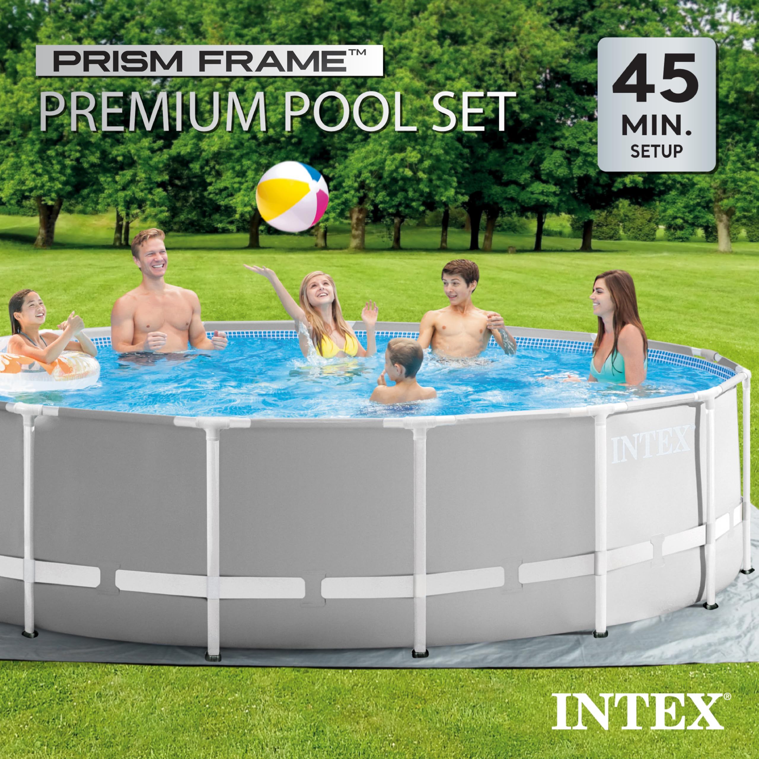 Amazon.co.jp: Intex(インテックス) プリズムフレーム 15フィート x 48