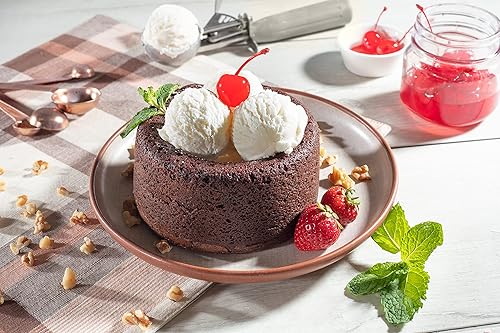 Miniatura 5 de Cook's Choice - Tazón de comida comestible 2 en 1 Better Baker y hacer muffins, simplemente gira para hornear dos cuencos o cupcakes de 5 pulgadas,