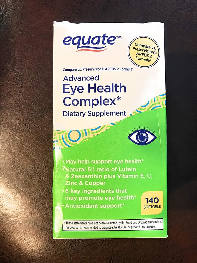Equate Advanced Eye Health Complex, 140 Softgels Health