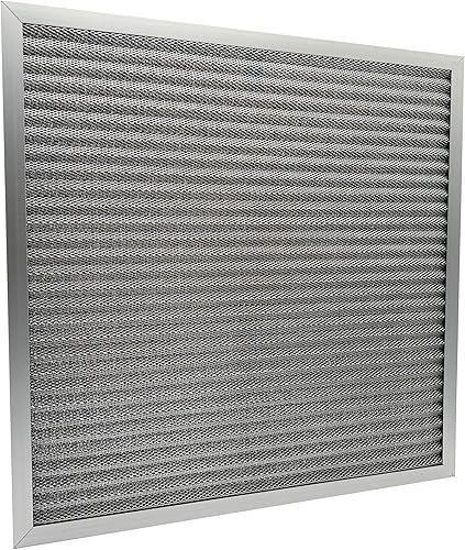Filtro de aire lavable (20" x 20" x 1"), filtro de aire electrostático de aluminio para horno y aire acondicionado central