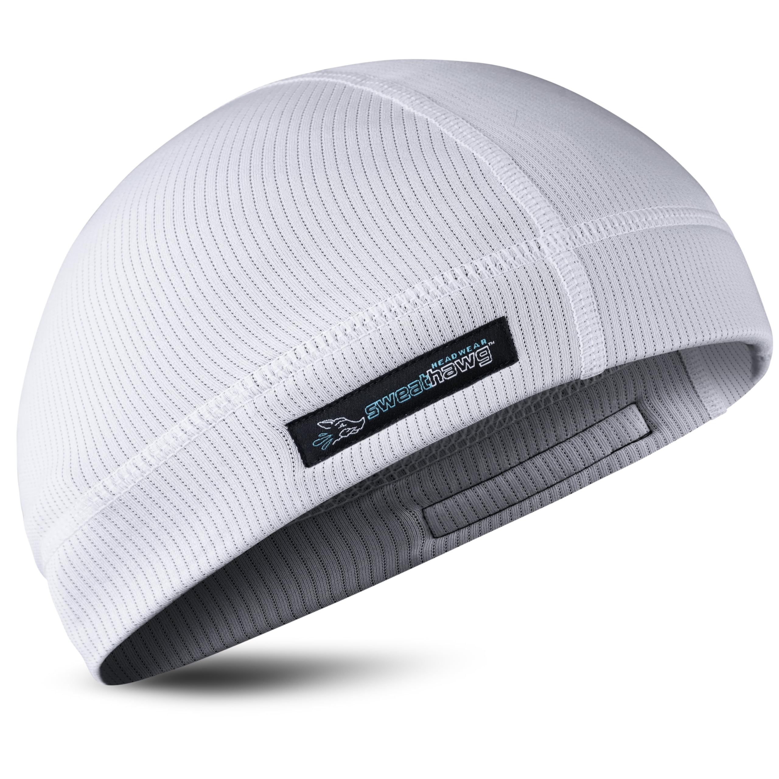 SweatHawg Skull Cap Double Cooling Effect Helmet Liner for Men & Women | 2x Absorbency for Hard Hats, Cycling, Running & Workouts / Ultra-Wicking,
