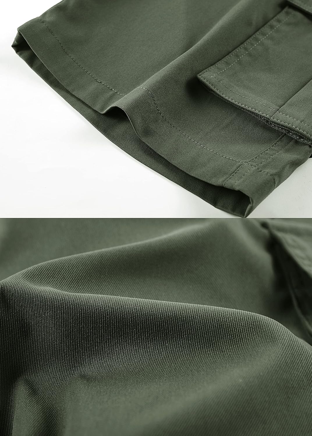 VtuAOL Cargo Shorts for Women Casual Relaxed Comfy Hiking Shorts with Multi Pockets - Image 2